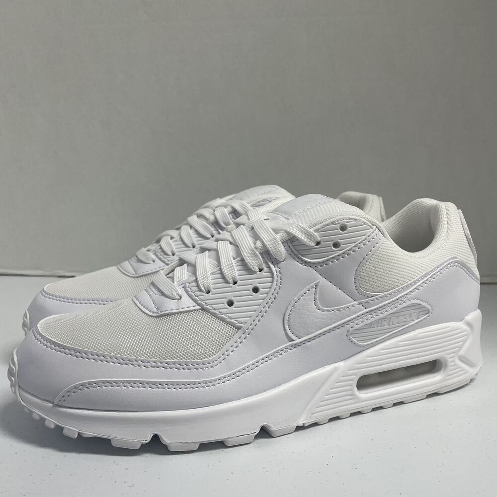 Nike Air Max 90 Triple White DH8010 100 Size 11 Women Size 9.5 Men Triple White